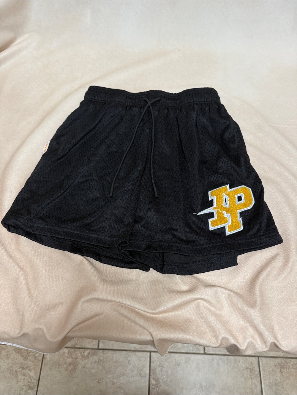 Inaka Power Black 5” Varsity IP Mesh Shorts - Dropped 2023